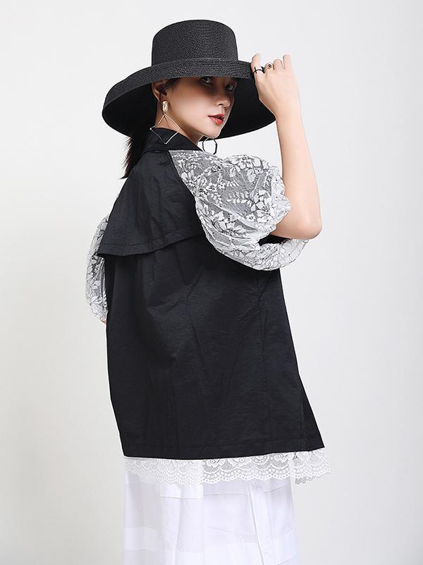 Original Polka-Dot Bishop Sleeve Outwear