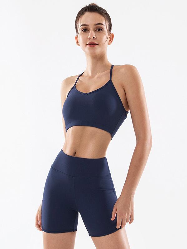 Sexy Backless Spaghetti-Neck Yoga Suits