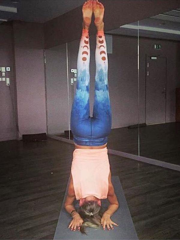 Printed Ocean Pattern Fashion Yoga Leggings