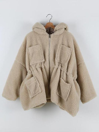 WARM LACE-UP BUTTON OUTWEAR