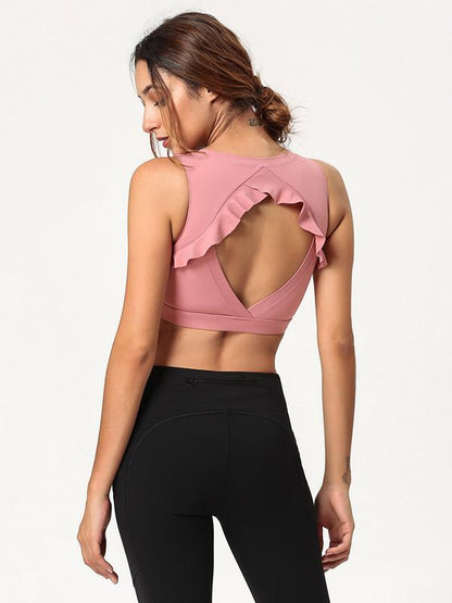 Back Hollow Yoga Tanks