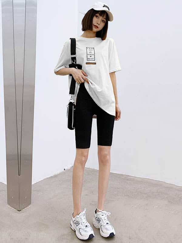 Casual Elastics High Waisted Yoga Sports Shorts