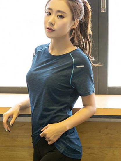 Short Sleeve Round Neck Sport Tees