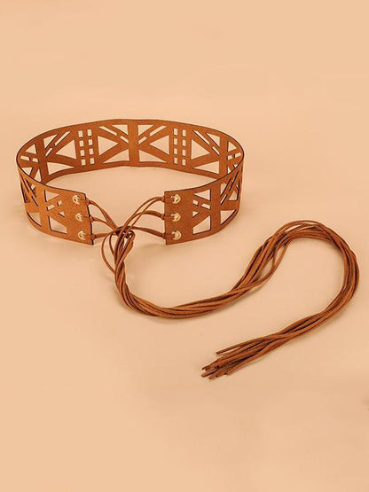 Chic Hollowed Plait Belt Accessories