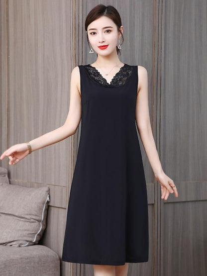 Casual Flower Printed 2-pieces Long Dress