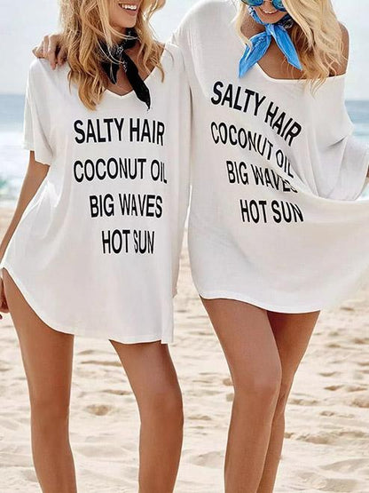 Monogrammed Printed Loose Blouses&Shirts