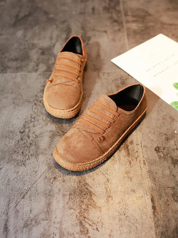 Vintage Slip-on Flats Shoes