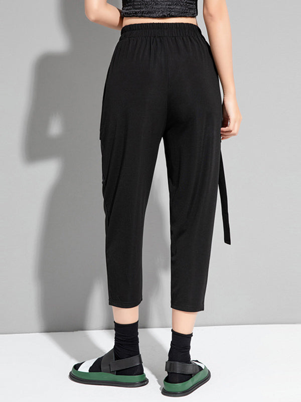 Casual Split-Joint Large Pocket Loose Pants
