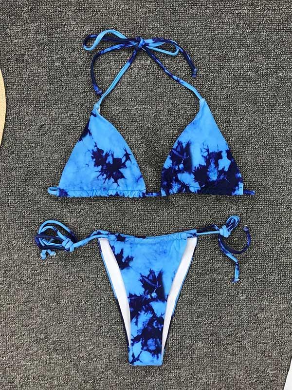 Printed Sexy Bikini Swimsuit