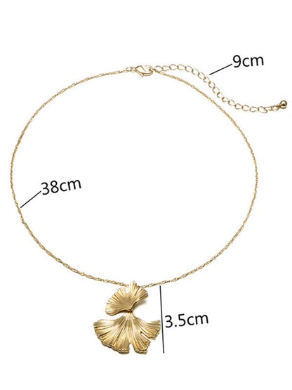 Fashion Ginkgo biloba Necklaces