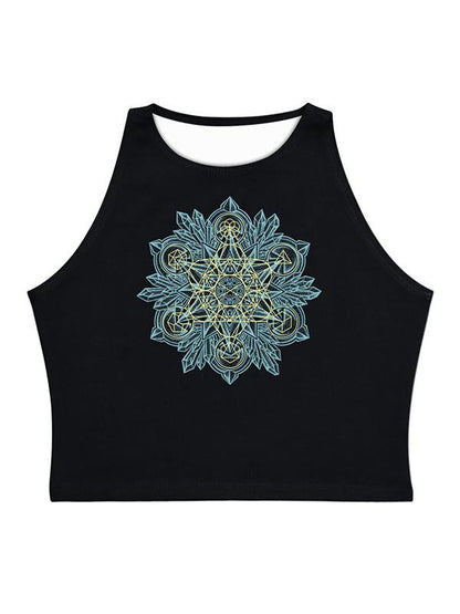 Sexy Printed Sleeveless Vest Top