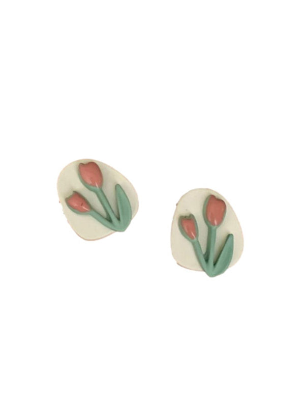 Original Tulip Geometry Earrings Accessories