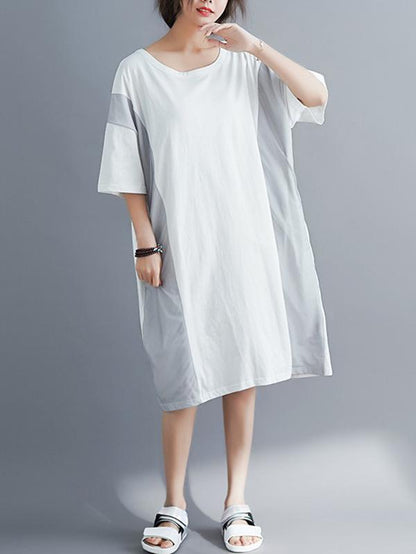 New Loose Oversize Split-joint Dress