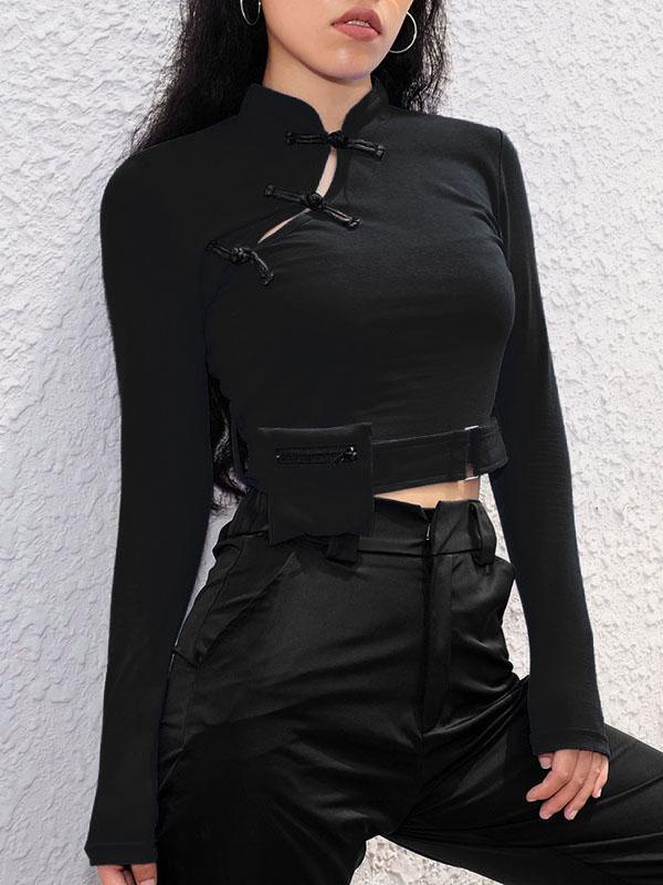 Personality Vintage Bodycon T-Shirts Tops