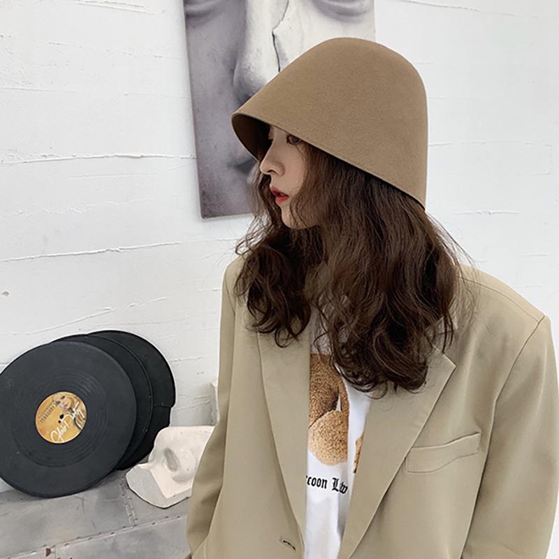 Retro Solid Color New Bucket Hat