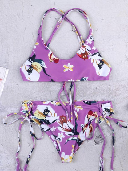 Fashion Adjustable Digital Printed Bikinis Swimwear