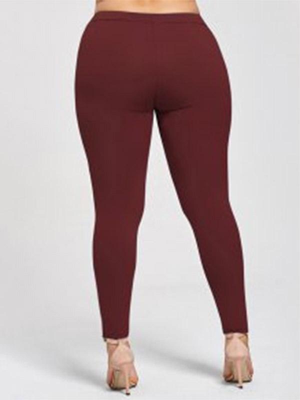 Vintage Applique Wrap Casual Pants Bottoms