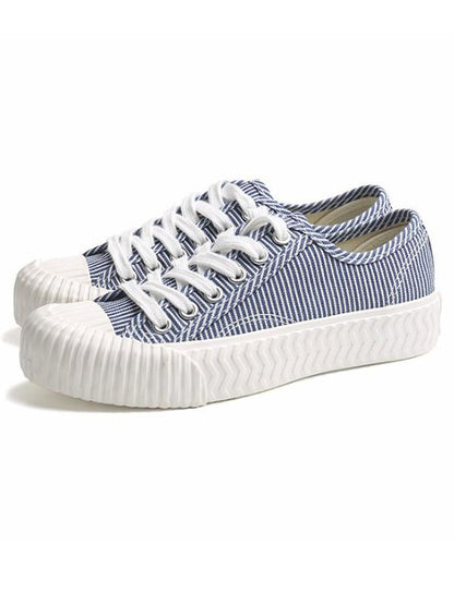 Stripe Canvas Sneaker Casual Shoes