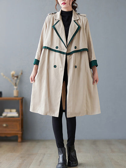 Urban Buttoned Split-Joint Trench Coat Outerwear