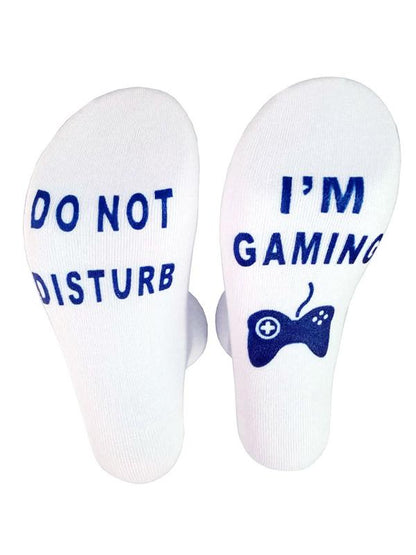 Full Cotton Letters Medium Socks