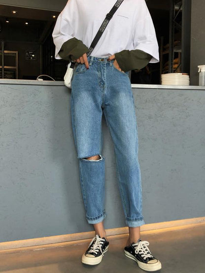 Urban Denim Hollow Jean Pants