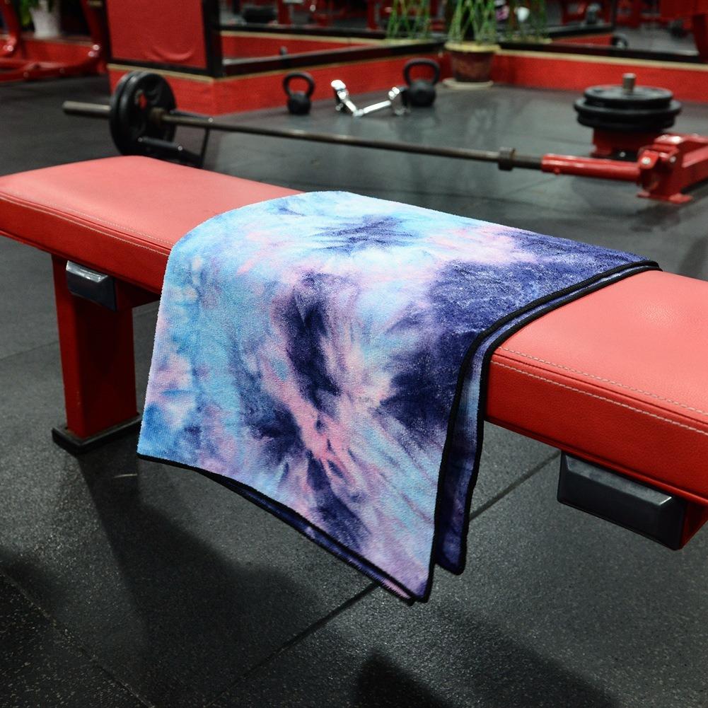 Sweat Anti-Slip Gym Pilates Portable Printing Sports Yoga Towel