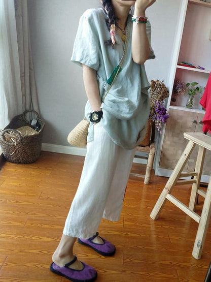 Vintage Ramie Cotton Shirt