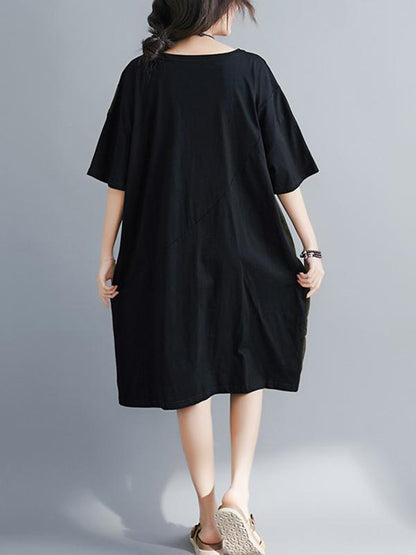 New Loose Oversize Split-joint Dress