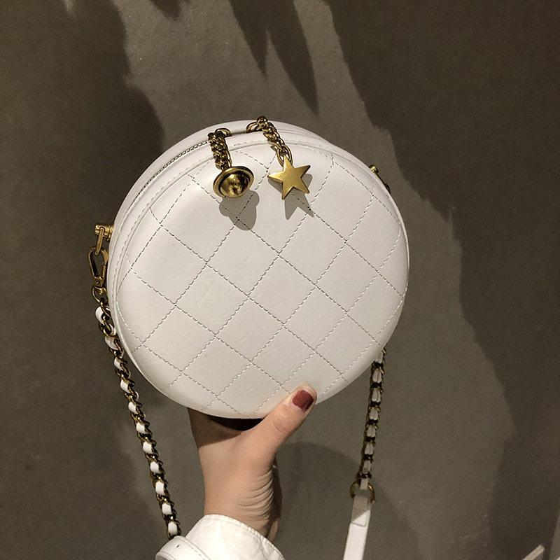 Canteen Bag Chain Argyle Hardware Crossbody Bag