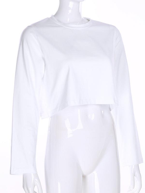 Simple Solid Loose Casual T-Shirt