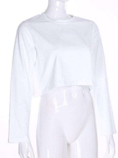 Simple Solid Loose Casual T-Shirt