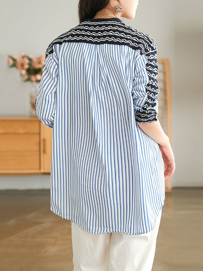 Original Asymmetric Buttoned Split-Joint Hollow V-Neck Long Sleeves Cardigans