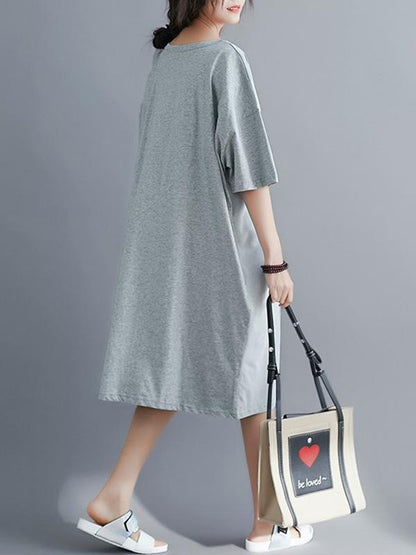 New Loose Oversize Split-joint Dress