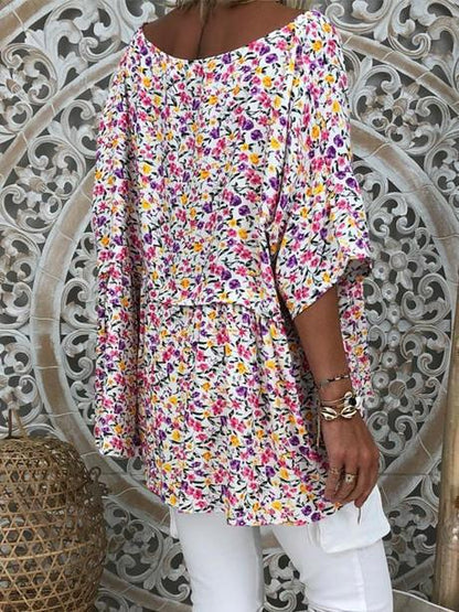 Printed Loose Blouses&Shirts Tops