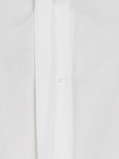 Casual Buttoned Solid Color Lapel Long Sleeves Loose Maxi Dress