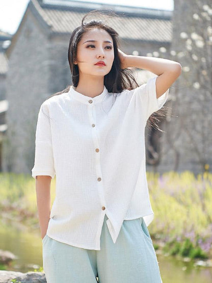 Original Vintage Solid Blouse