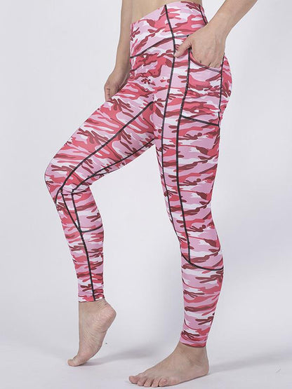 Camo Patchwork Yoga Leggings