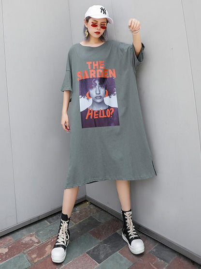 Loose Printed Comfortable Dress