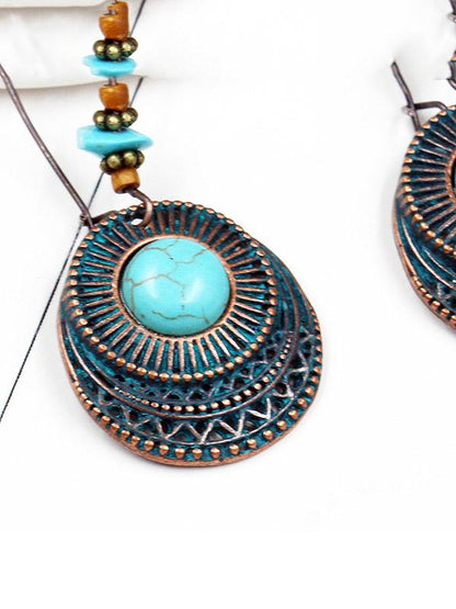 Vintage Fashion Bohemia Hollow Earrings