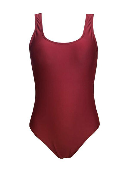Gradient Backless One-piece Swimwear
