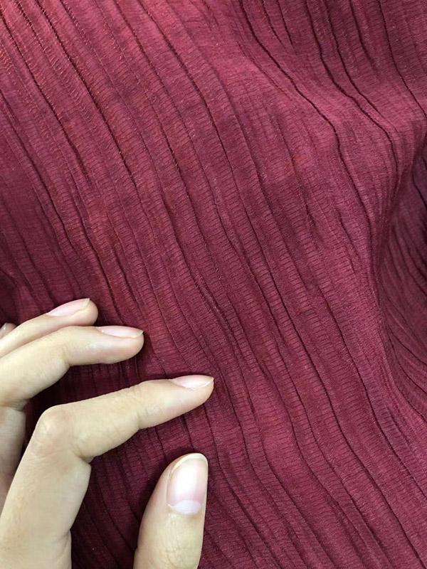Tencel Half Sleeves Round-neck Maxi Dress