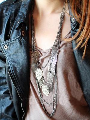 Bohemia Leaves Decorated Necklace Accessories