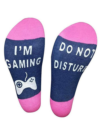 Full Cotton Letters Medium Socks