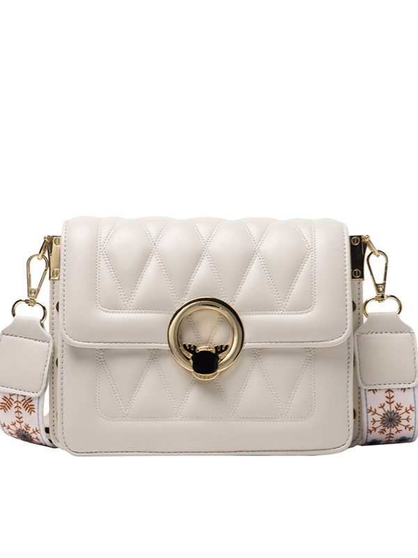 Casual PU Solid Color Geometric Bags