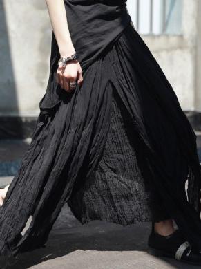 Ruffled Bandage Cropped Skirt Bottom