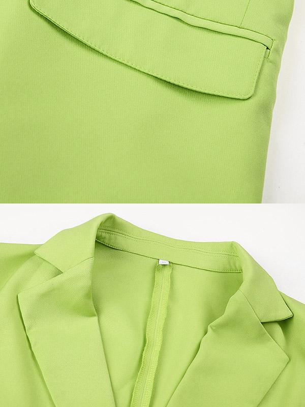 Leisure Fashion Solid Coat