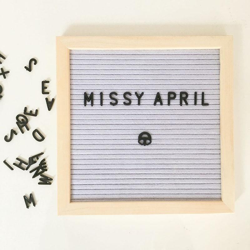 Felt Letterboard Photo Frame Home Decoration