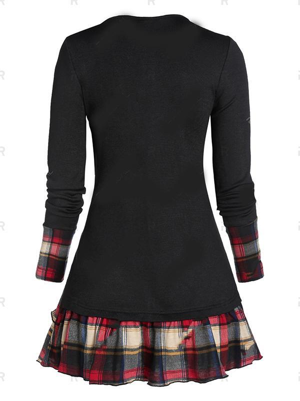 Vintage Plain Mini Dresses