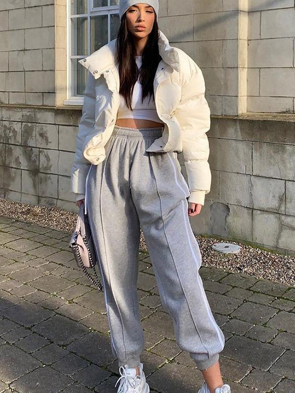 Leisure Female Elastic Track Pants