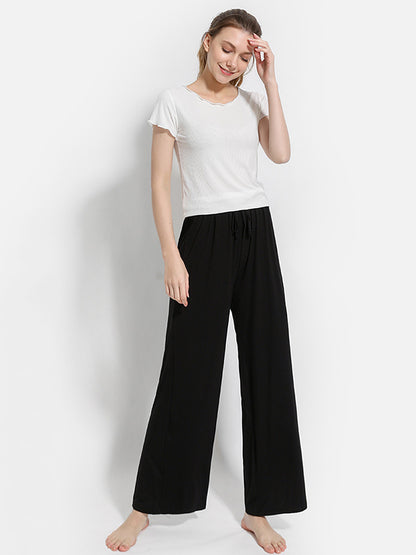 Comfortable Solid Color Modal Pajama Pants